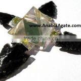 Black Obsidian Arrowhead Agate Energy Generator : Agate Crystal Quartz Pyramid : Agate Energy Generator Tools thumbnail-6
