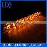 Universal 18W Car 9LED DRL Daytime Running Light Driving Safety Turn Head Lamp thumbnail-5