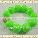 2012 Popular Colorful Handmade Stretch Crystal Charm Beaded Bracelet-11pcs/row-B22042-7 thumbnail-1