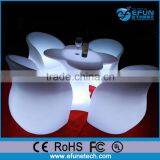 Plastic Rgb Color Changing Led Table,wireless Control Led Garden Chair