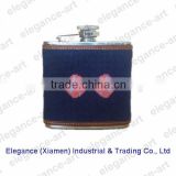 2016 New needlepoint flask with 5 oz stainless steel flask