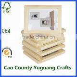 Unfinished Wood Digital Photo Picture Frames 5x7 Inch Photo Frame Wooden thumbnail-2