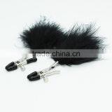SEX LADIES NIPPLE CLAMPS WITH FEATHER ADULT SEX TOYS WOMAN NIPPLE CLAMPS NIPPLE VANINA CLAMPS SEX WHOLESALE NIPPLE CLAMPS thumbnail-2