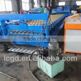 Prepainted Trapezoidal Metal Roofing Sheet Making Roll Forming Machine thumbnail-1