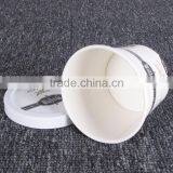 White Disposable Frozen Yogurt/dessert/muffin Paper Bowl Logo Print . thumbnail-2