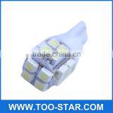 LED White Super Bright Car Lights Bulb 194,168,2825,W5W Car License Light T10 20-SMD thumbnail-2