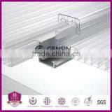 Clear 18mm 6-wall Diamond Structure 100% Leaking-proof Polycarbonate Hollow Sheet UV Resistant 800mm
