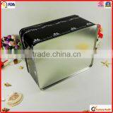 Decorative Large Container Metal Rectangle Tin Boxes for Cakes thumbnail-3
