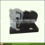 Balck and White Granite Gravestone thumbnail-1