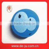 Funny Sideways Glance Wry-mouthed Mini Rubber Ball thumbnail-1