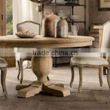 American Country Retro Round Home Wood Tables thumbnail-1