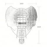 Wall Animal Head Hanging Sculpture, Mammoth Head Hanging thumbnail-5