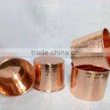 BPA FREE 100% 16 OZ HAMMERED FINISH COPPER DRINKING CUP FOR MOSCOW MULE thumbnail-1