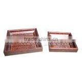TRAY/ Woven Rattan Tray/DECORATIVE TRAY(DAYSPA) DS-YBGF4 thumbnail-1