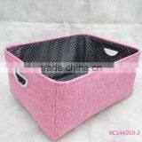 Fashion Cloth Storage Basket With Polyester Lining thumbnail-1