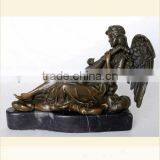 Garden Large Bronze Play Girl Statue for Sale thumbnail-1