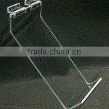 SDPS02 Flat Acrylic Slatwall Shoe Shelf thumbnail-3