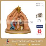 7.5 Inch Resin Home Decor Religious Items Hand Holy Family Statues