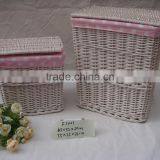 Lucky Weave Rattan Basket With Lid thumbnail-1