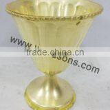 Antique Metal Vase | For Home Decoration Metal Flower Vases thumbnail-4