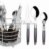 Plastic Handle Cutlery Set Stainless Made in China thumbnail-4