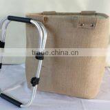 Cheap Collapsible Fabric Canvas Laundry Hamper With Handle thumbnail-5