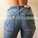 Women Jeans 2017 Ladies Jeans Top Design Women Available for Custom Made thumbnail-5