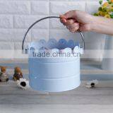 4 Grids Portable Metal Kitchen Storage Box/Picnic Collector/Beer Bucket/House Keeper thumbnail-3