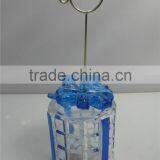 High Quality Hot Sale Acrylic Led Christmas Decor Name Card Holder With Mini Gift Box thumbnail-3