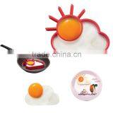Food Grade Silicone Fried Egg Rings Egg Tray Sunny Cloud Egg Shapers Mold thumbnail-4