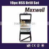 19pc HSS Drill Set