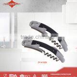 Wood Handle Cork Corkscrew Wine Opener With Knife thumbnail-1