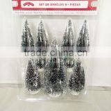 Cheap 2016 New 9 Pcs Mini Christmas Tree Festival Party Ornaments Decoration Xmas Decor thumbnail-5