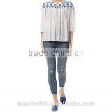 New Arrival High Quality Old Fashion Peasant Blouse Low Price thumbnail-1