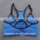 GZY 2015 Wholesale Cheap Spaghetti Strap Ladies Sports Bra thumbnail-4