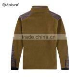 China Factory Wholesale Men Cheap Polar Fleece 100% Polyester Jacket Winter Coat thumbnail-2