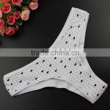 Stock Summer Style White Heart Print Cotton Underwear Women Everyday Women's Thongs Intimates Women Briefs Sey Panties Girls Bri thumbnail-3