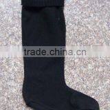 New Style Windproof Warm Knit & Winter Polar Fleece Rain Boots Factory thumbnail-1