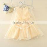 New Arrival Fashion Design Small Girls Dress Lace Princess Baby Girls Flower Sexy Dresses Kids Clothes thumbnail-2