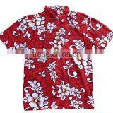Cool Collar Hawaiian T-shirt Red Unisex thumbnail-1