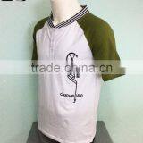 2016 JXY Hit Color T-shirt With Strip Collar For Man thumbnail-2