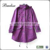 Elegant Girls' Long Coat Black Long Princess Women Coat thumbnail-1