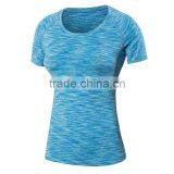 Wholesale OEM Custom Printing t Shirt Dry Fit Athletic Wear Women T-shirts Compression t Shirt Women thumbnail-1