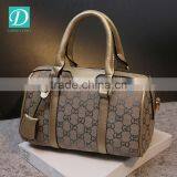 Guangzhou Wholesales Luxury Lady Pillow Bags Leather Handbag Boston Bag For Women thumbnail-1