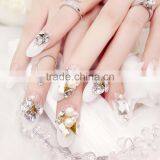 Self-adhesive Nails Glitter Tips With Glue Rhinestone Nails thumbnail-1