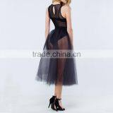 Dongguan Yihao 2016 Women's Black Mesh See-through Sexy Fashion Dress,Sexy Pictures Of Girl Without Dress thumbnail-3