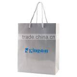 Color Gloss Laminated Eurotote Shopping Bag - Features Cardboard Bottom, Dimensions Are 8" x 4" x 10" and Comes With Your Logo. thumbnail-2