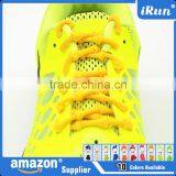 (MOQ:100 Pairs) 10 Colors~No Tie Elastic Laces With Knots~Running Shoe no Laces Elastic Lazy Laces For Sport Triathlon thumbnail-2
