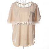 Chiffon Women Short Sleeve Blousesoffice Skirts and Blouses for Women thumbnail-6