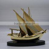 Modern Gold Or Silver Crystal Ship Model/Elegant Ship Souvenir Business Gifts thumbnail-6